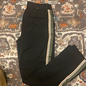 Pinstripe slack type pants